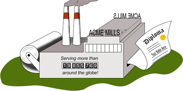 Diploma and Reference Mills